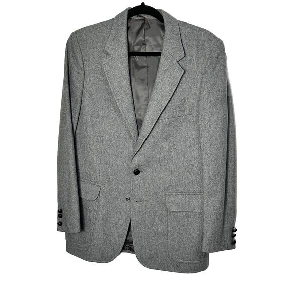 Woodmere Other - Vintage Woodmere Men’s Gray Tweed Wool Blazer Sport Coat Jacket Size 38R Flaw